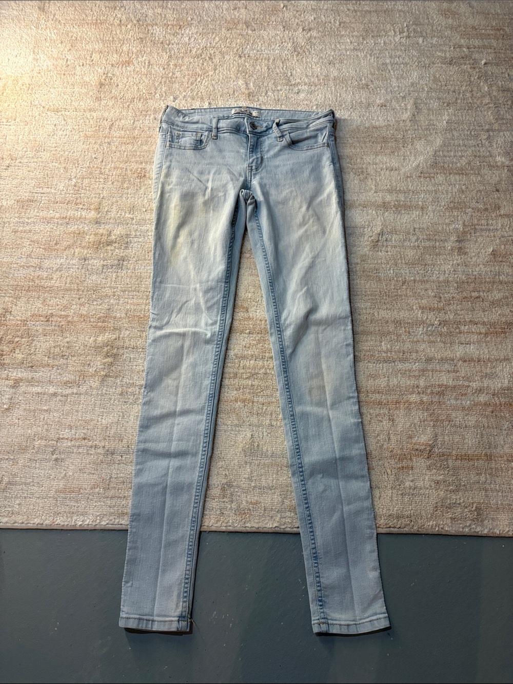 Hollister Pale Blue Women's Skinny Jeans